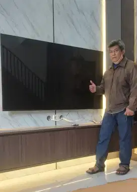 pasang dan jual bracket buat gantungan tv led lcd di tembok kuat kokoh