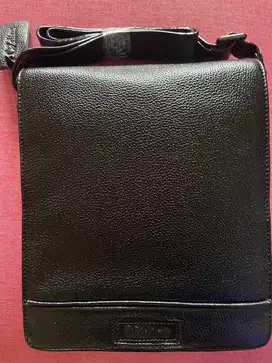 tas slempang pria kulit asli impor new