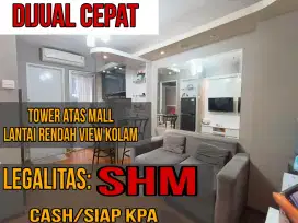 DIJUAL 2BR FURNISH ATAS MALL LANTAI RENDAH SHM APARTEMEN BASSURA CITY