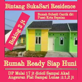 Cicilan nya Hanya 1,2 jt an flat,Sama dgn anda ngontrak Rumah