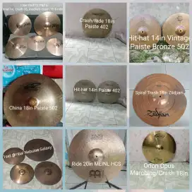 Part drum (simbal drum, stand drum & part drum lainya)