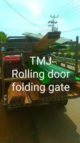 Rolling door folding gate baru servis tukar tambah