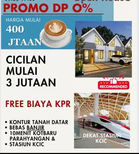 Hari ini open house, Rumah cluster dkt exit Tol padalaran kab bandung