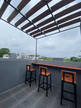 Rumah Villa 2lt + rooftop promo 700jtan