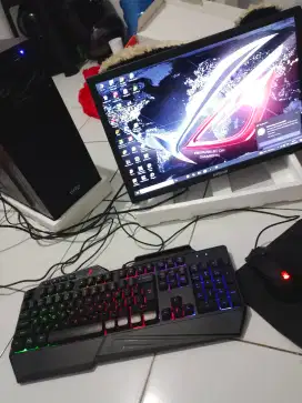 Jual monitor pc gaming masih lengkap
