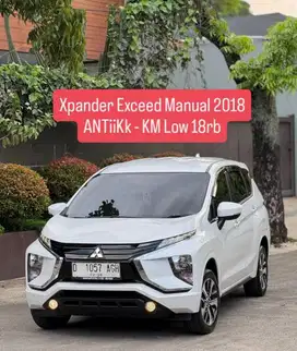 ANTiK Km Low 18rb - Xpander Exceed Manual 2018 pemakaian 2019 murah