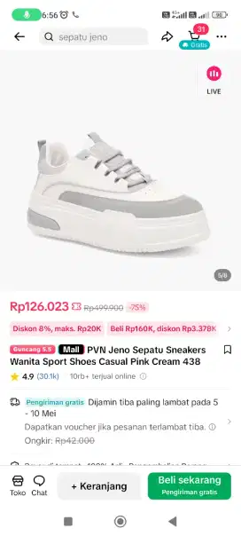 Sepatu vpn wanita