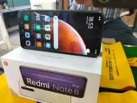 Redmi note 8 pro Ram 6 /64 GB lengkap normal no kendala