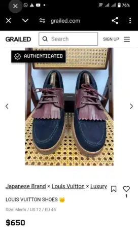 Like new LOUIS VUITTON Loafer authentic
