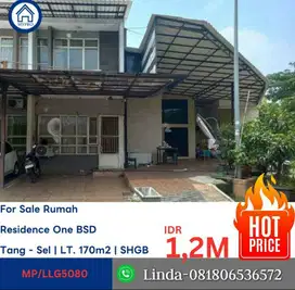 LELANG RUMAH Di RESIDENCE ONE BSD TANGERANG