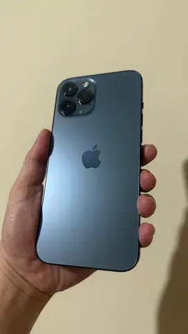 Iphone 12promax 128giga blue pacific