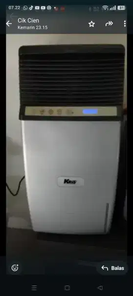 Dijual air-cooler merk krisbow masih berfungsi dengan baik