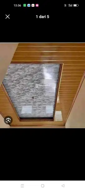 Menerima pemasangan pelafon pvc berbagai macam model