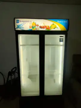 Chiller showcase 2 pintu