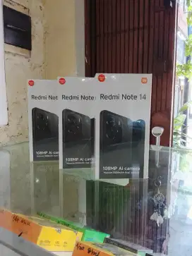 [ Faat respon wa ] Xiaomi Redmi Note 14 8/128 Garasi resmi 15bln