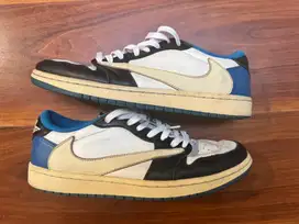 Jual sepatu nike size 44: Travis Scott x Fragment Jordan 1 Low