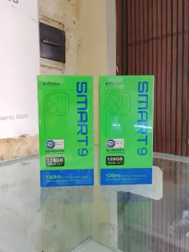 [ Fast respon WA ] Infinix Smart 9 4+4/128 Garansi resmi 1thn