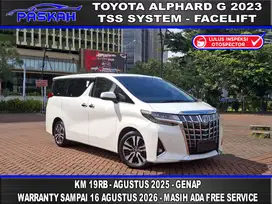 Bunga=4% KM=19k PAJAK=AGUSTUS Alphard G ATPM 2023 alphard g 2023 TSS
