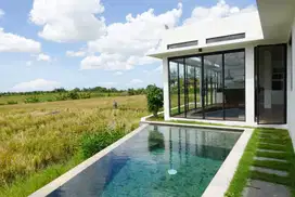 Modern 2-Bedroom Villa with Rice Field View in Kaba-Kaba