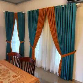 Pesan Tirai Gorden Jendela Gordyn Mewah Hordeng Model Terbaru Murah