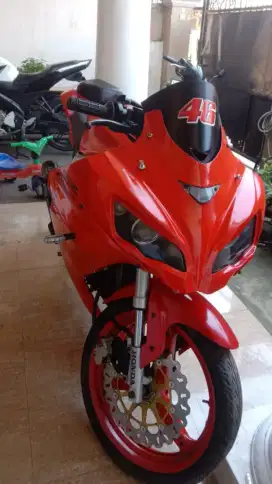 Edisi jual cepat Minerva MX 150 merah modif