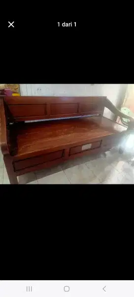 Jual Bangku Bale Jati Second