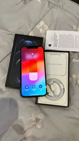 Dijual Iphone 12 Pro 256GB Blue Resmi Ibox Mulus Lengkap