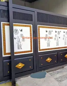 Pintu gerbang dorong kekinian