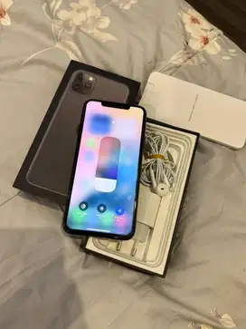 Dijual Iphone 11 Promax 256GB Grey Resmi Ibox Lengkap