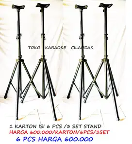 stand speaker harga 100rb minimal 6pcs