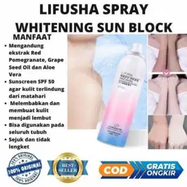 Spray pemutih badan instant