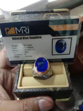 Batu cincin blue sapphire