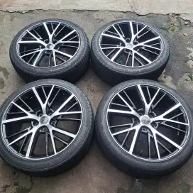 Velg dan ban r19 for vitara xtrail pcd 5x114 innova reborn crv innova