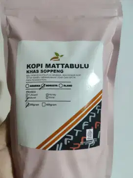 Kopi Mattabulu, Robusta