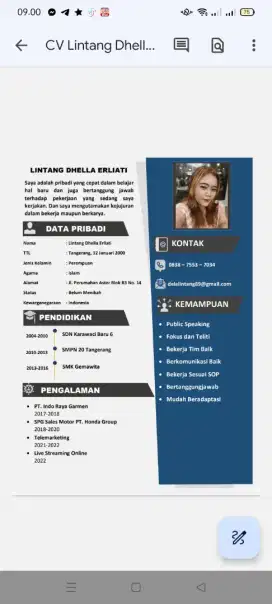 CARI LOWONGAN KERJA