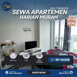 Sewa apartemen harian Treepark Bsd