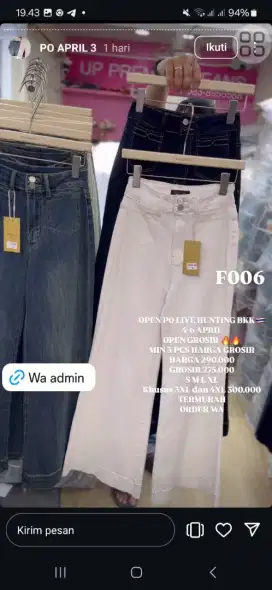 Celana jeans wanita