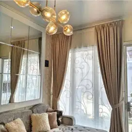Cod Tirai Gorden Jendela Gordyn Mewah Hordeng Model Terbaru Murah