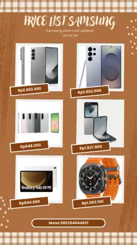 Kredit Samsung impian mu cukup menggunakan KTP