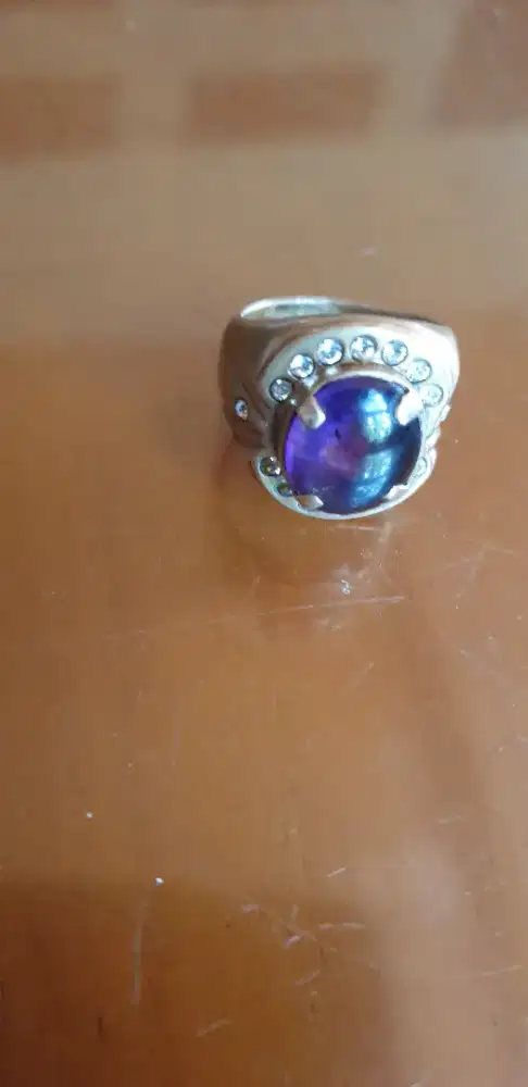 Batu kecubung ,,ring suasa 7