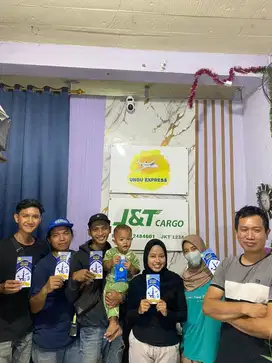 Sprinter Delivery paket menggunakan motor sendiri di Jnt Cargo