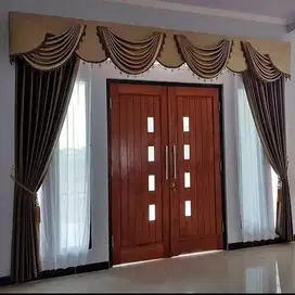 Grosir Tirai Gorden Jendela Gordyn Mewah Hordeng Model Terbaru Murah