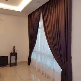 Pemasangan Tirai Gorden Jendela Gordyn Mewah Hordeng Model Terbaru Mur
