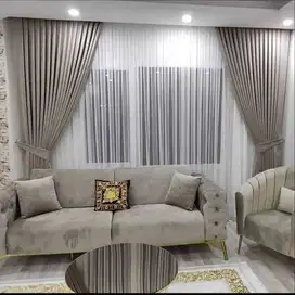 Pemasangan Tirai Gorden Jendela Gordyn Mewah Hordeng Model Terbaru Mur