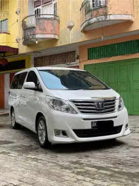 Mobil keluarga Cemara ! Toyota Alphard 2.4 CBU Japan nik 2012 facelift