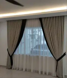 Bisa Pesan Gorden Blackout Sekat Klinik Hordeng Pintu Gordyn Vitrase