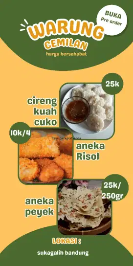 Warung Cemilan Enak