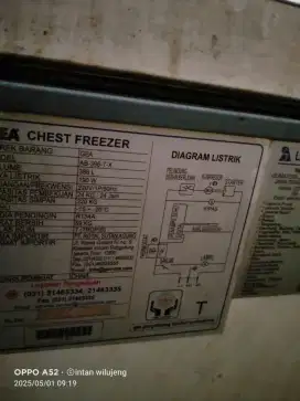 jual cepat frezzer Gea normal