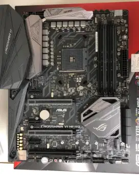 Paket Mobo Am4 + Fan Processor + VGA