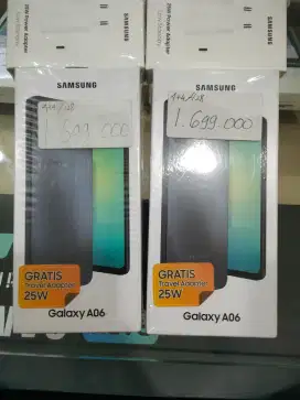 Samsung A06 ram 4+4/128 garansi resmi